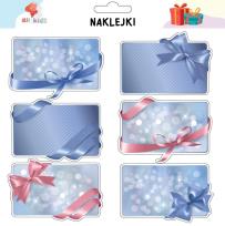 Opakowanie Naklejki na prezenty Boże Narodzenie 2