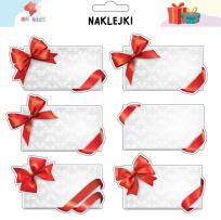 Opakowanie Naklejki na prezenty Boże Narodzenie 4