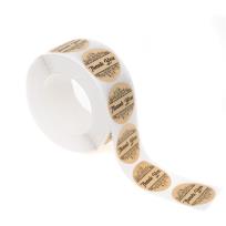 Opakowanie Naklejki na rolce thank you kraftowe 500szt