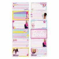 Opakowanie Naklejki na zeszyt Barbie (25szt)
