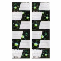 Opakowanie Naklejki na zeszyt Football (25szt)