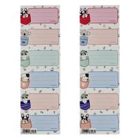 Opakowanie Naklejki na zeszyt Minisy (25szt)