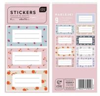 Opakowanie Naklejki na zeszyty Cute Girl 9szt.