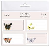 Opakowanie Naklejki na zeszyty Motyle