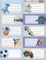 Opakowanie Naklejki na zeszyty No Name - Chłopiec