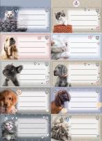 Opakowanie Naklejki na zeszyty pasek The Sweet Pets