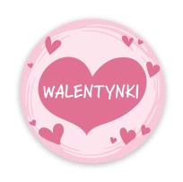 Opakowanie Naklejki okolicznościowe - Walentynki Serca 24szt