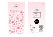 Opakowanie Naklejki ozdobne Błyszczące Kwiaty