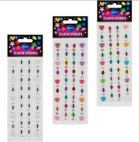 Opakowanie Naklejki ozdobne Cristal mix 80958