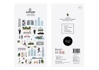 Opakowanie Naklejki ozdobne Miasto