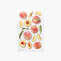 Opakowanie Naklejki ozdobne owoce - Brzoskwinie