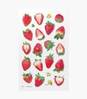 Opakowanie Naklejki ozdobne owoce - Truskawki