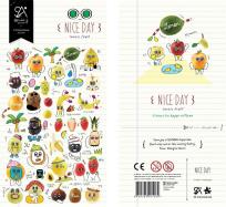 Opakowanie Naklejki ozdobne Owocny nastrój