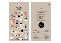 Opakowanie Naklejki ozdobne Psy