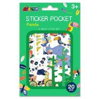 Opakowanie Naklejki - Panda