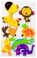 Opakowanie Naklejki papierowe 3D - Zwierzęta