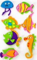 Opakowanie Naklejki piankowe 3D 3-6cm 7szt