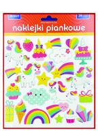 Opakowanie Naklejki piankowe całoroczne V6 24szt.