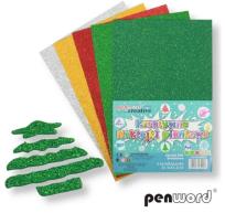 Opakowanie Naklejki piankowe choinki 20,3x31,20cm 5szt