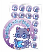 Opakowanie Naklejki pochwały - Ładnie czytam 24szt