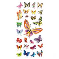 Opakowanie Naklejki puffy motyle 26szt