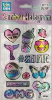 Opakowanie Naklejki Rainbow Hologram Selfie