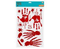 Opakowanie Naklejki samoprzylepne Krwawe ślady 30x45cm