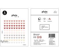 Opakowanie Naklejki Serca mix 5mm 3 ark.