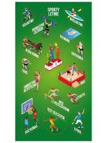 Opakowanie Naklejki Sporty letnie