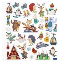 Opakowanie Naklejki sporty zimowe 32szt