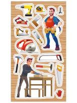 Opakowanie Naklejki Stolarz