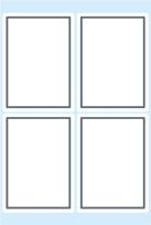 Opakowanie Naklejki szkolne białe 24szt