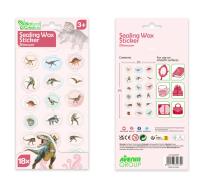 Opakowanie Naklejki woskowe - Dinozaury