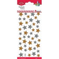 Opakowanie Naklejki wypukłe gwiazdki 43szt