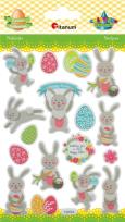 Opakowanie Naklejki wypukłe Wielkanoc 17szt