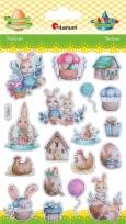 Opakowanie Naklejki wypukłe Wielkanoc 18szt
