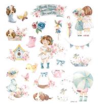 Opakowanie Naklejki z brokatem marisella & me 22szt