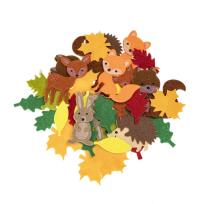 Opakowanie Naklejki z filcu jesień 35szt