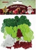 Opakowanie Naklejki z pianki choinki 50szt