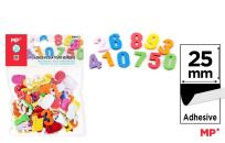 Opakowanie Naklejki z pianki EVA numerki małe