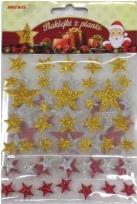 Opakowanie Naklejki z pianki gwiazdki 72szt
