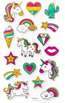 Opakowanie Naklejki z pianki - Jednorożce 16szt