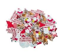 Opakowanie Naklejki z pianki mikołaje 120szt