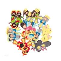 Opakowanie Naklejki z pianki szopka bożonarodzeniowa 36szt