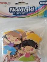 Opakowanie Naklejki z pianki taniec 16szt