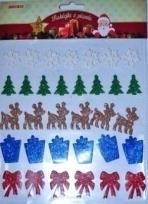 Opakowanie Naklejki z pianki z brokatem 33szt