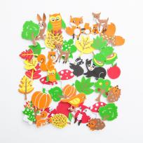 Opakowanie Naklejki z pianki z nadrukiem Las 96 sztuk