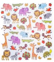 Opakowanie Naklejki zoo 48szt