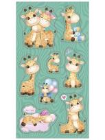 Opakowanie Naklejki Żyrafy