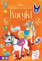 Okładka książki Naklejkowe przebieranki. Kucyki